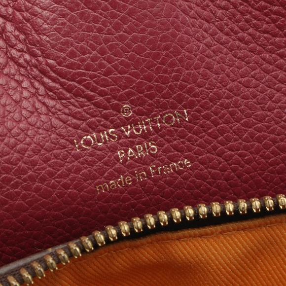 LOUIS VUITTON Manhattan Coated Canvas Leather Bag Brown Bordeaux M43482 - Picture 5 of 11